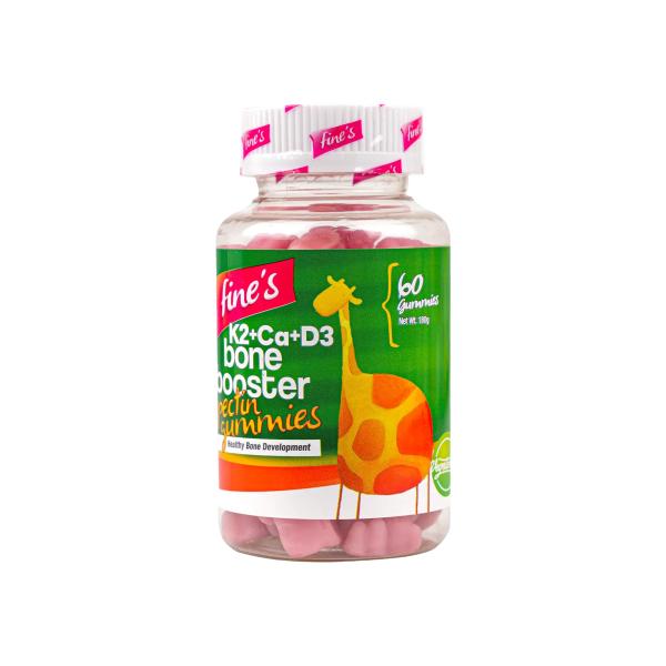 FINE'S K2+CA+D3 BONE BOOSTER 60 GUMMIES