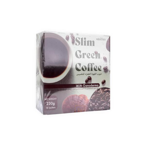NATURES BEST SLIM GREEN COFFE WITH GANODERMA 180 G ( 18 SACHETS )