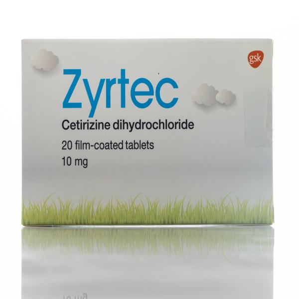 ZYRTEC 10 MG 20 TAB