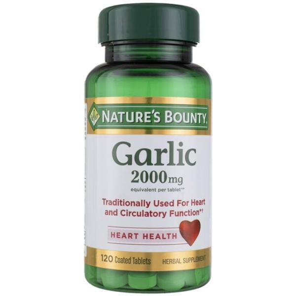NATURES BOUNTY GARLIC 2000MG 120TAB