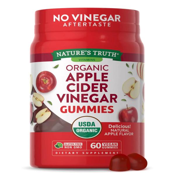NATURES TRUTH APPLE CIDER VINEGAR 60 GUMMIES