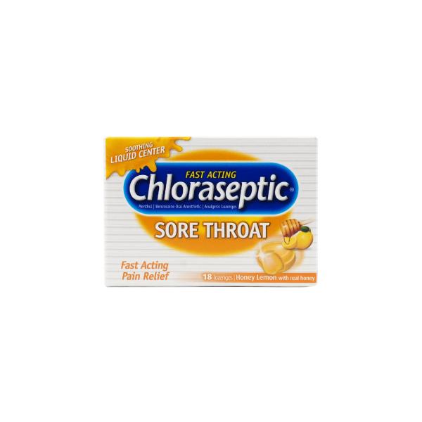 CHLORASEPTIC HONEY LEMON 18 LOZ