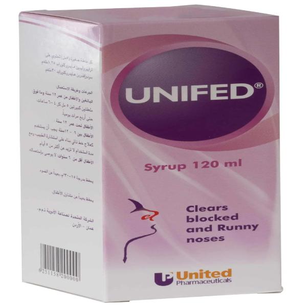 UNIFED SYRUP 120ML