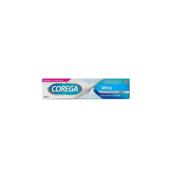 COREGA ULTRA DENTURE FIXATIVE CREAM 40 GM