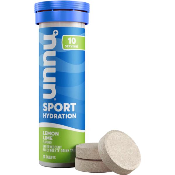 NUUN SPORT HYDRATION LEMON LIME 10 EFF. TABLET