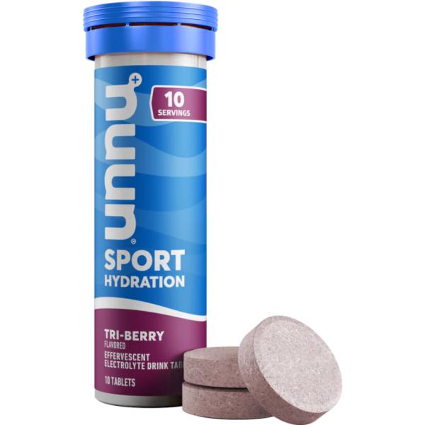 NUUN SPORT HYDRATION TRI-BERRY 10 EFF. TABLET