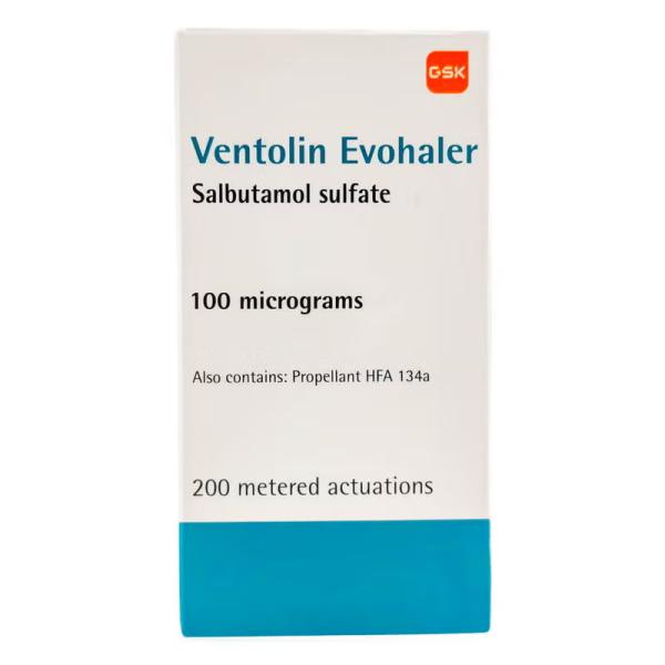 VENTOLIN EVOHALER 200 DOSE
