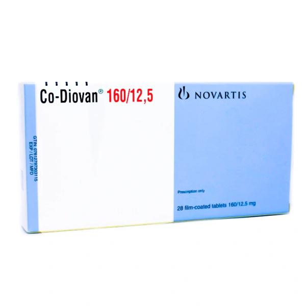 CO-DIOVAN 160/12.5 MG 28 TABS