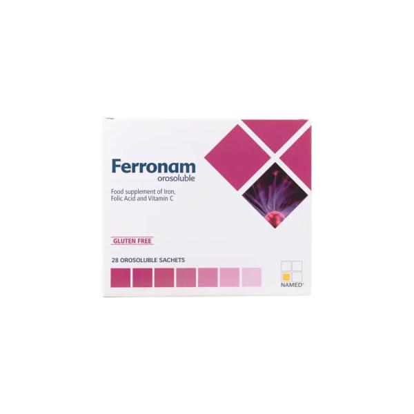 FERRONAM OROSOLUBLE SACHETS 28'S