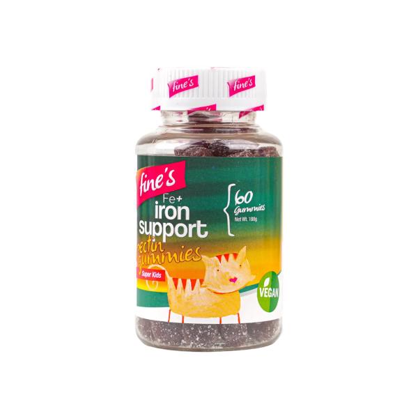 Fine`s Iron Support + Fe 60 Gummies For Children