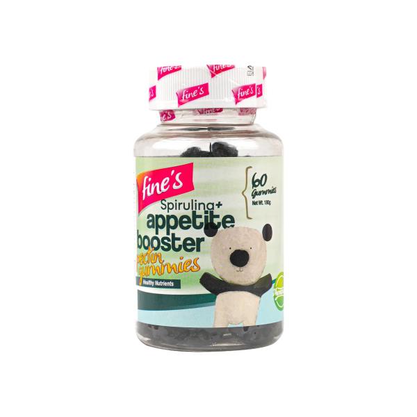 FINE'S APPETITE BOOSTER + SPIRULINA 60 GUMMIES
