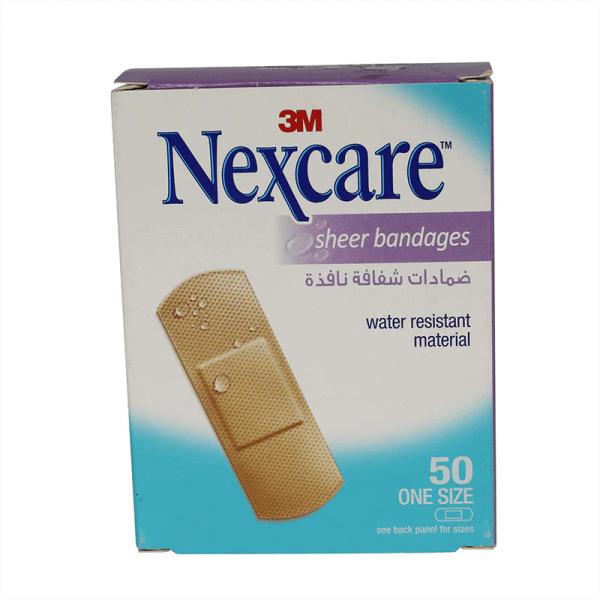 NEXCARE SHEER BANDAGES 50'S