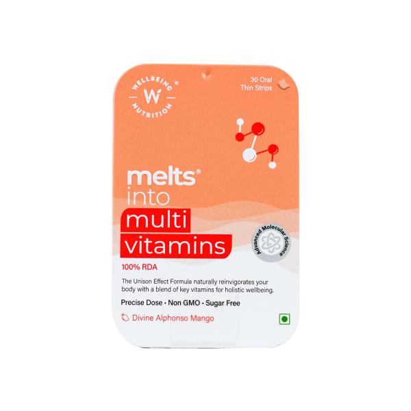 WELLBEING MELTS INTO A MULTI VITAMINS 30 STRIPS