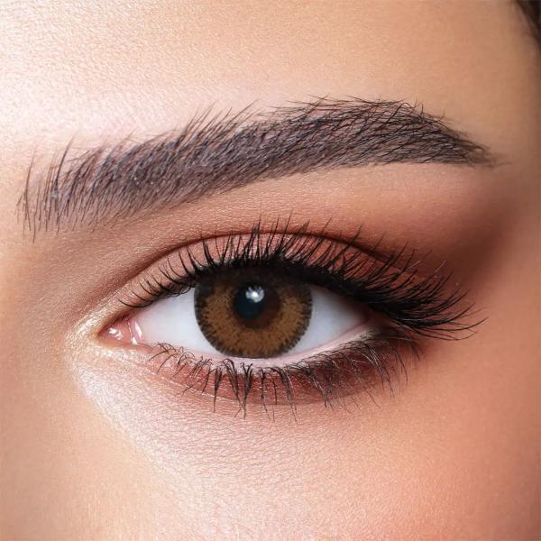 BELLA COLOR CONTACT LENSES GLOW RADIANT BROWN
