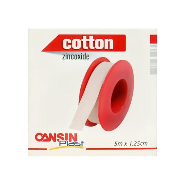 CANSINPLAST COTTON ZINCOXIDE (5X1.25)CM NO-127