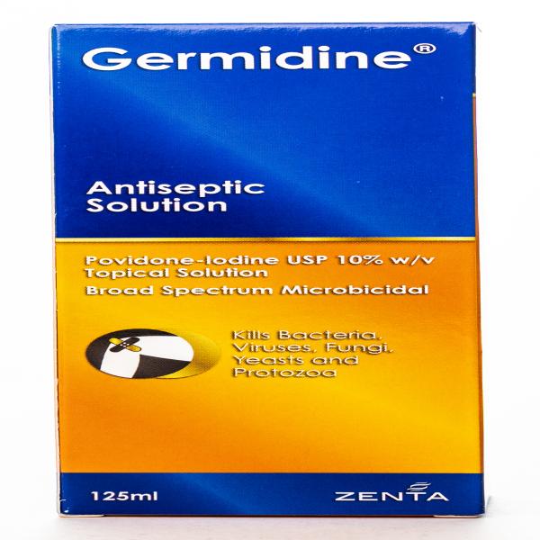 GERMIDINE ANTISEPTIC M/W GARGLE 125ML