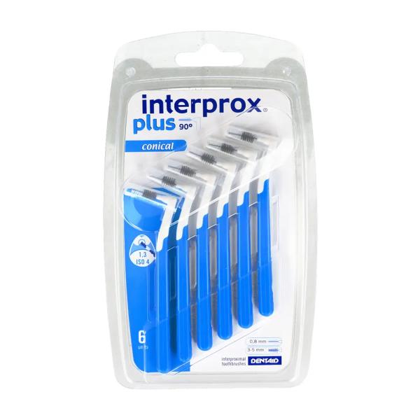 INTERPROX PLUS 2G CONICAL 1.3 ML 6 UNIT BLUE