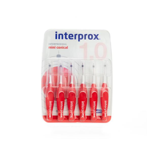 INTERPROX PLUS 2G MINICONIC 1.0 ML 6 UNIT RED
