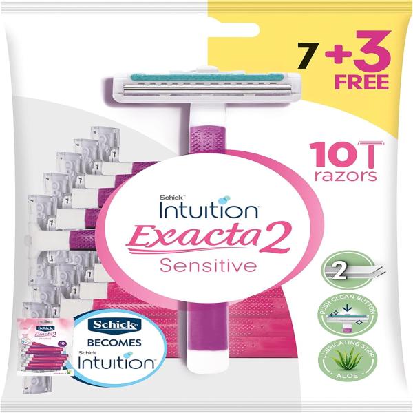 SCHICK EXACTA 2 SENSITIVE 7+3 PCS