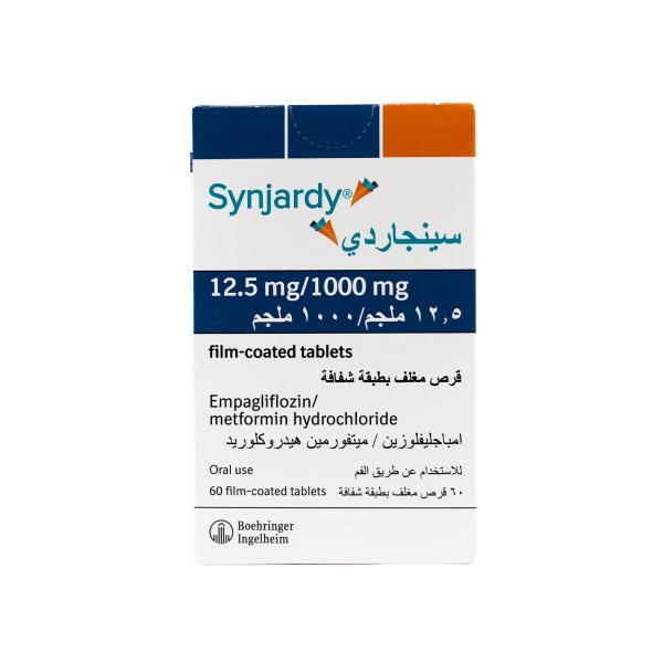 SYNJARDY 12.5/1000 MG 60 TAB