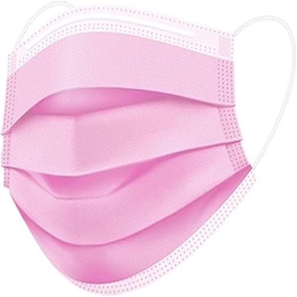 XIANGGAN 3 PLY DISPOSABLE FACE MASK PINK