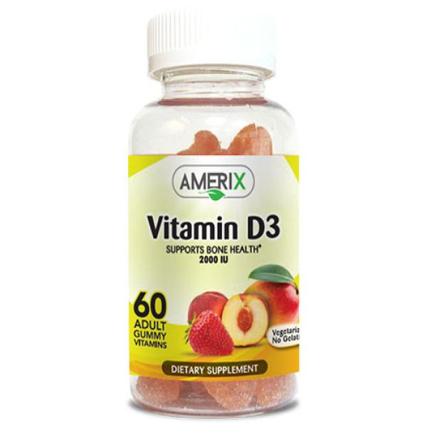 AMERIX GUMMY VITAMIN D3 ADULT 60 PCS