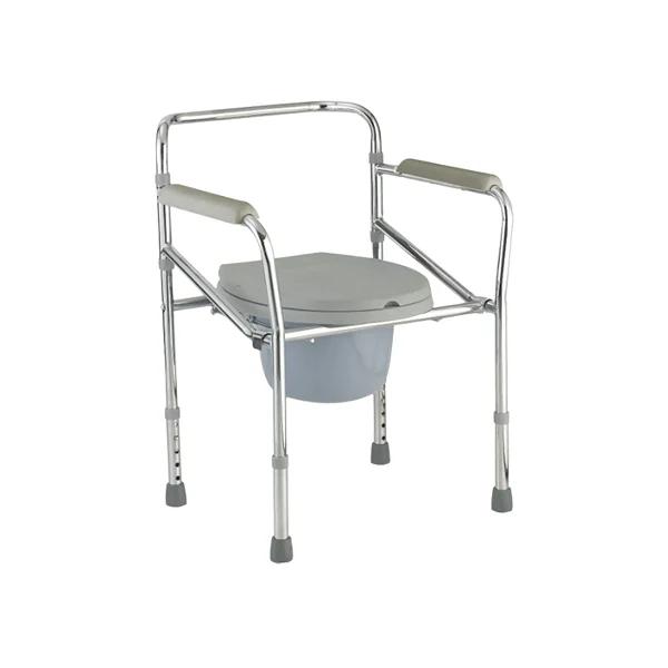 FOLDING COMMODE CHAIR WITHOUT WHEEL 913L (VANTEVIS)