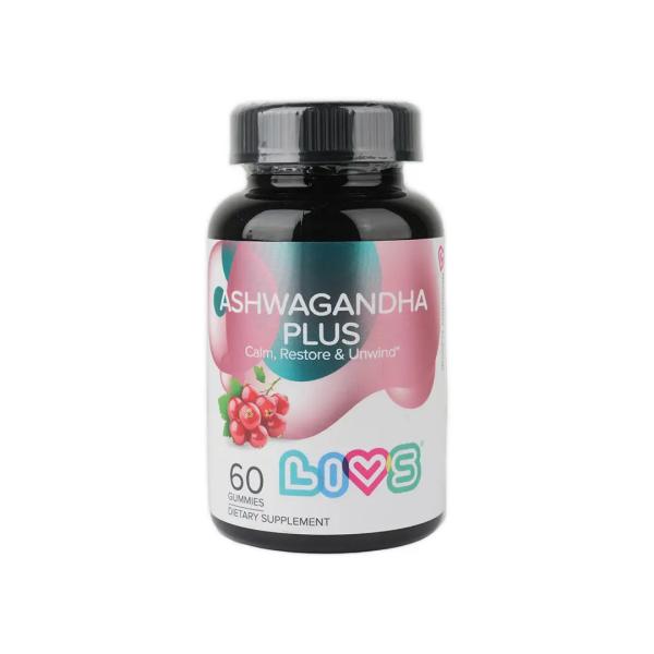 LIVS ASHWAGANDA PLUS 60 GUMMIES