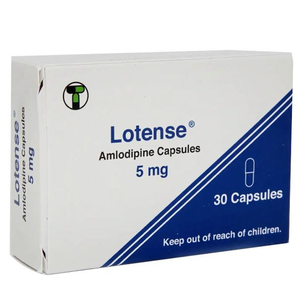 LOTENSE 5 MG 30 CAPS