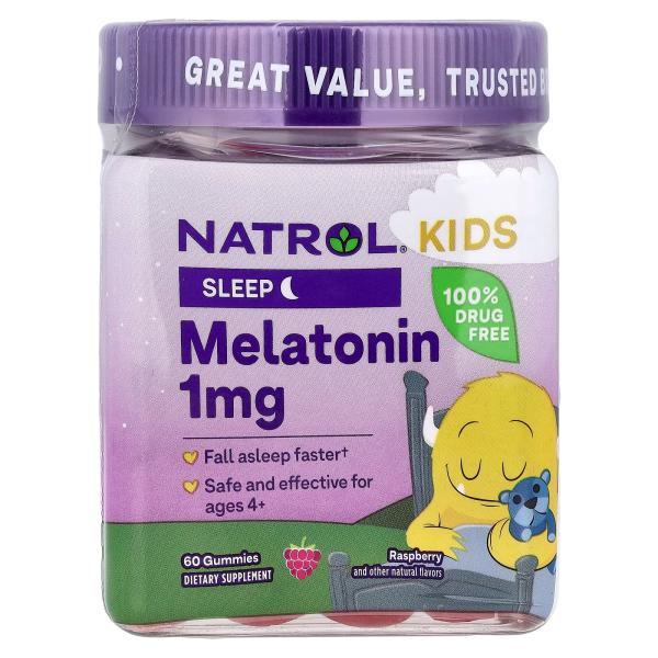 NATROL KIDS MELATONIN GUMMIES 1mg 60'S