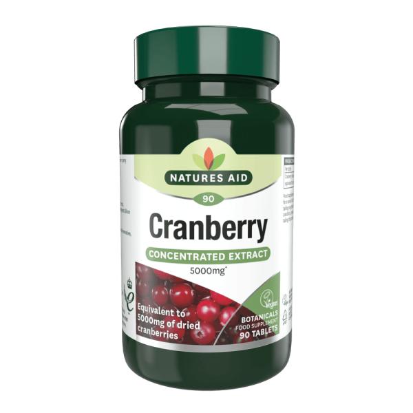 NATURES AID CRANBERRY 5000 MG 90 TAB