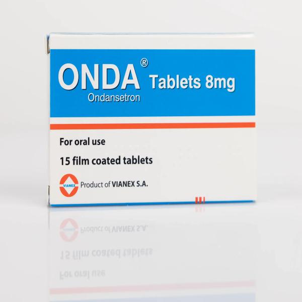 ONDA TABLETS 8 MG 15'S