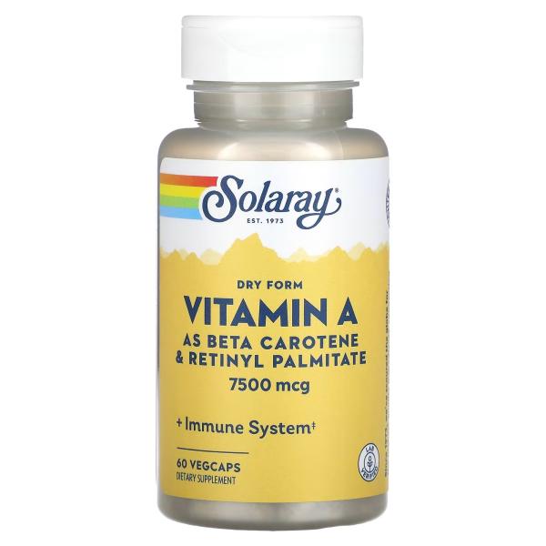 SOLARAY VITMIN-A 7500mg 60'S