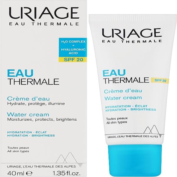 URIAGE EAU THERMALE LIGHT WATER SPF20 CREAM 40ML