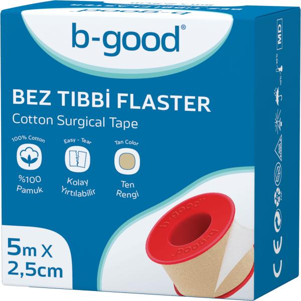 B-GOOD COTTON SURGICAL TAPE 5*2.5 CM