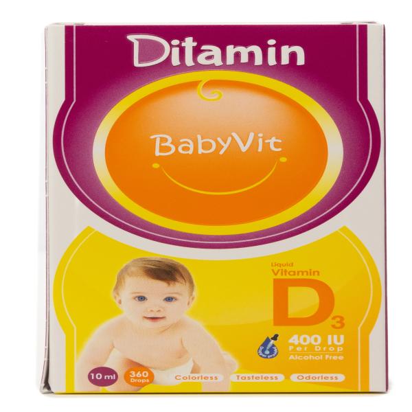 DITAMIN BABYVIT VIT D3 400IU DROPS 10ML