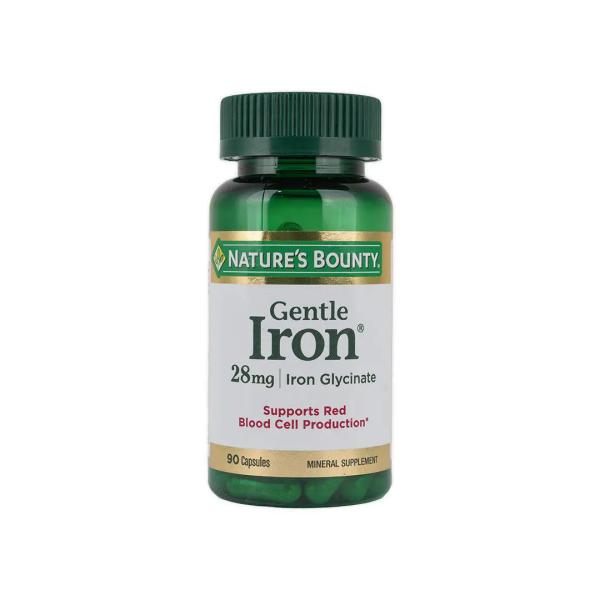 NATURES BOUNTY GENTLE IRON 28MG 90CAP