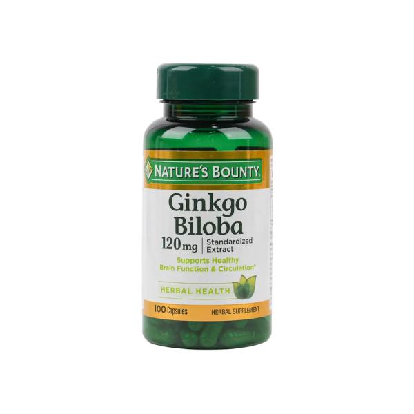NATURES BOUNTY GINKGO BILOBA 120MG 100 CAPS