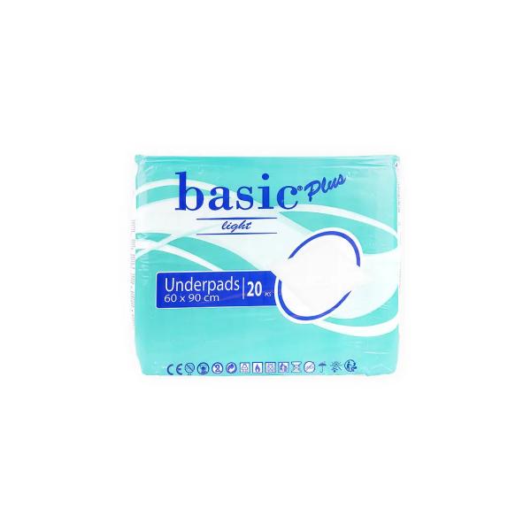 BASIC PLUS TRAVERSA UNDER PADS 60X90CM 20PCS