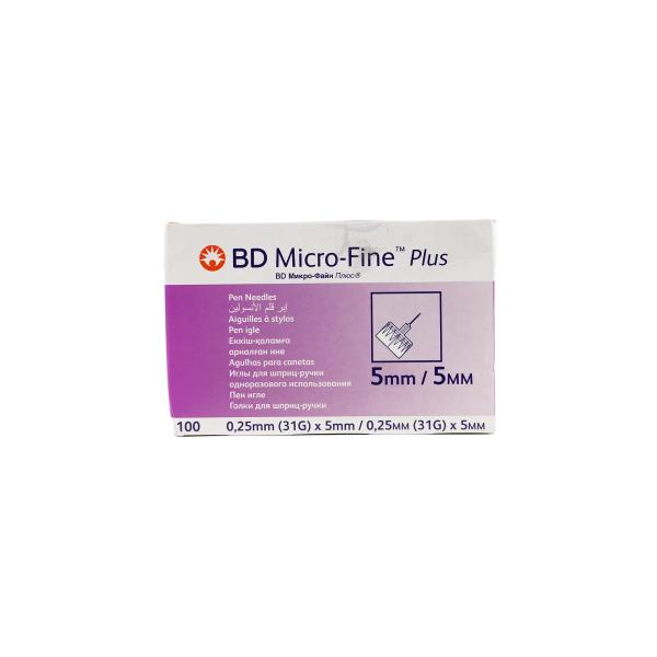 BD PEN NEEDLE 5 MM 100 S