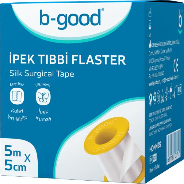 B-GOOD SILK SURGICAL TAPE 5M X 5CM