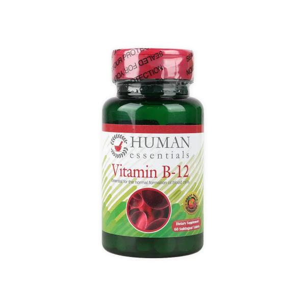 HUMAN VITAMIN B-12 TABS 60'