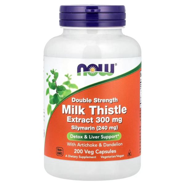 NOW MILK THISTLE EXTRACT 300 MG 100 CAPSULES