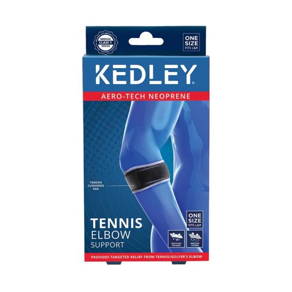 KEDLEY AERO- TECH NEOPRENE TENNIS ELBOW SUPPORT  (ONE SIZE )