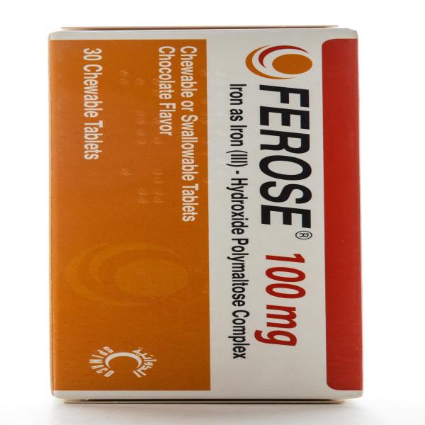 FEROSE 100 MG CHEWABLE 30 TAB