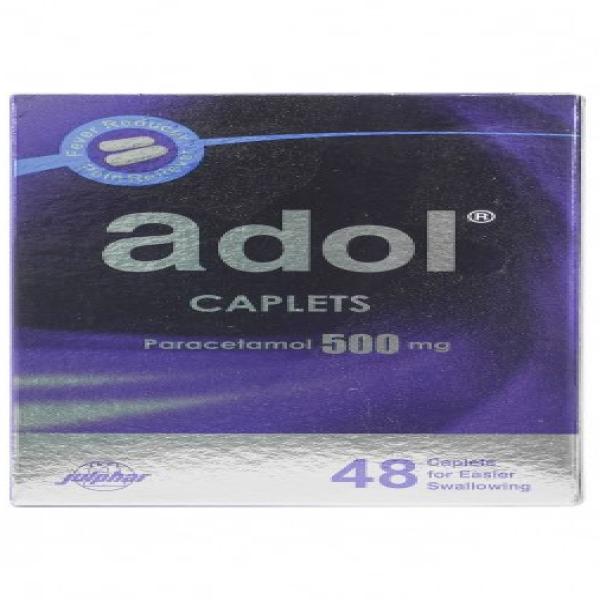 ADOL 500 MG 48 CAPLETS
