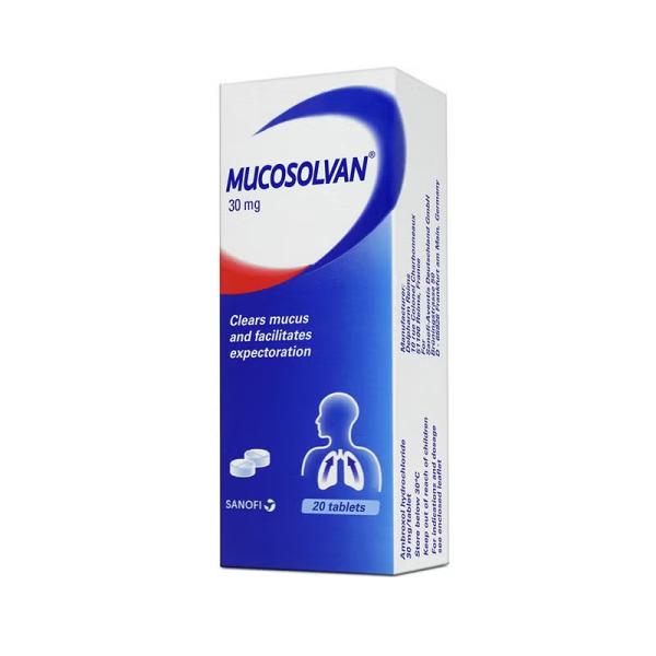 MUCOSOLVAN 30 MG 20 TAB