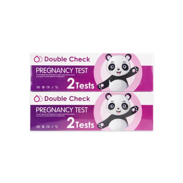 DOUBLE CHECK PREGNANCY TEST