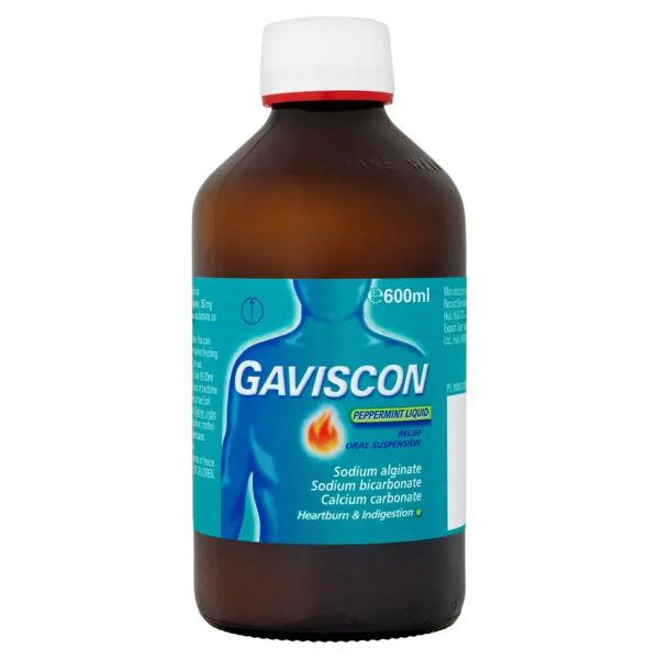 GAVISCON SUSPENSION PEPPERMINT 600ML