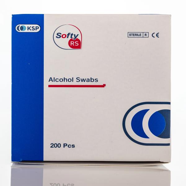 KSP SOFTY ALCOHOL SWABS 200 PCS